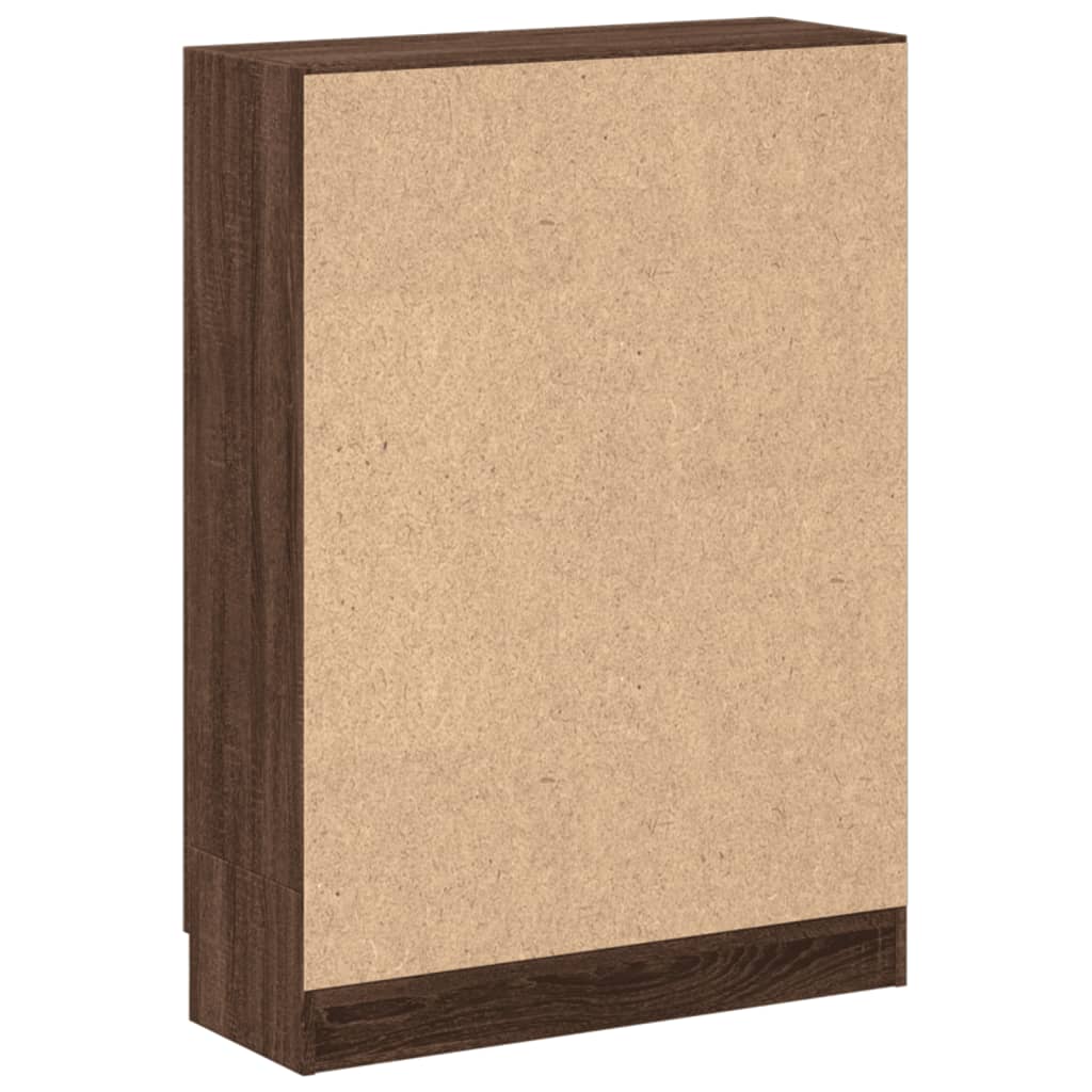 Bokhylle Brun Eik 82,5x30,5x115 cm