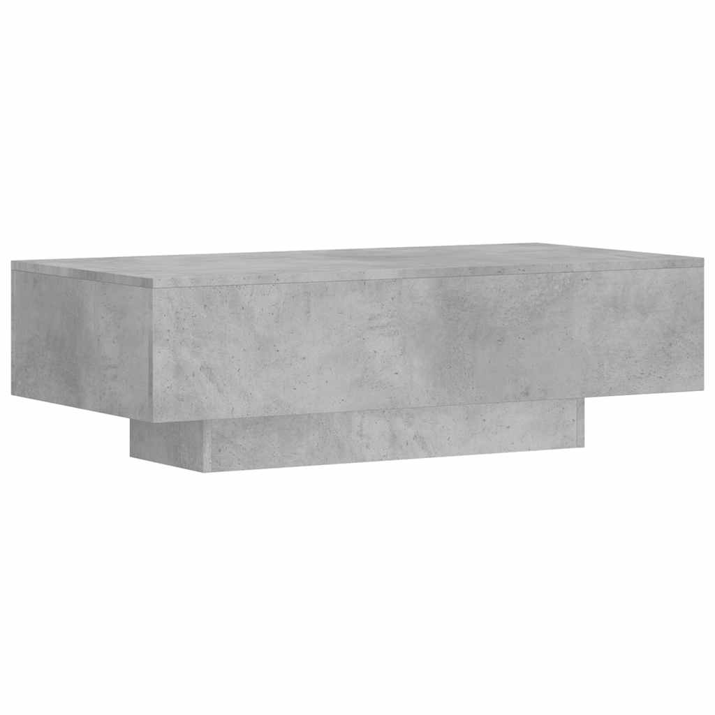 Salongbord Sofabord Betonggrå 100x49,5x31 cm
