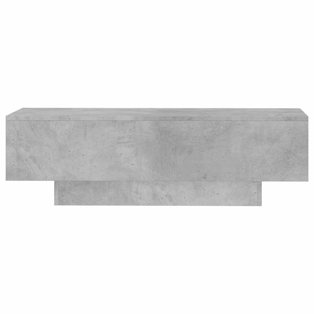 Salongbord Sofabord Betonggrå 100x49,5x31 cm