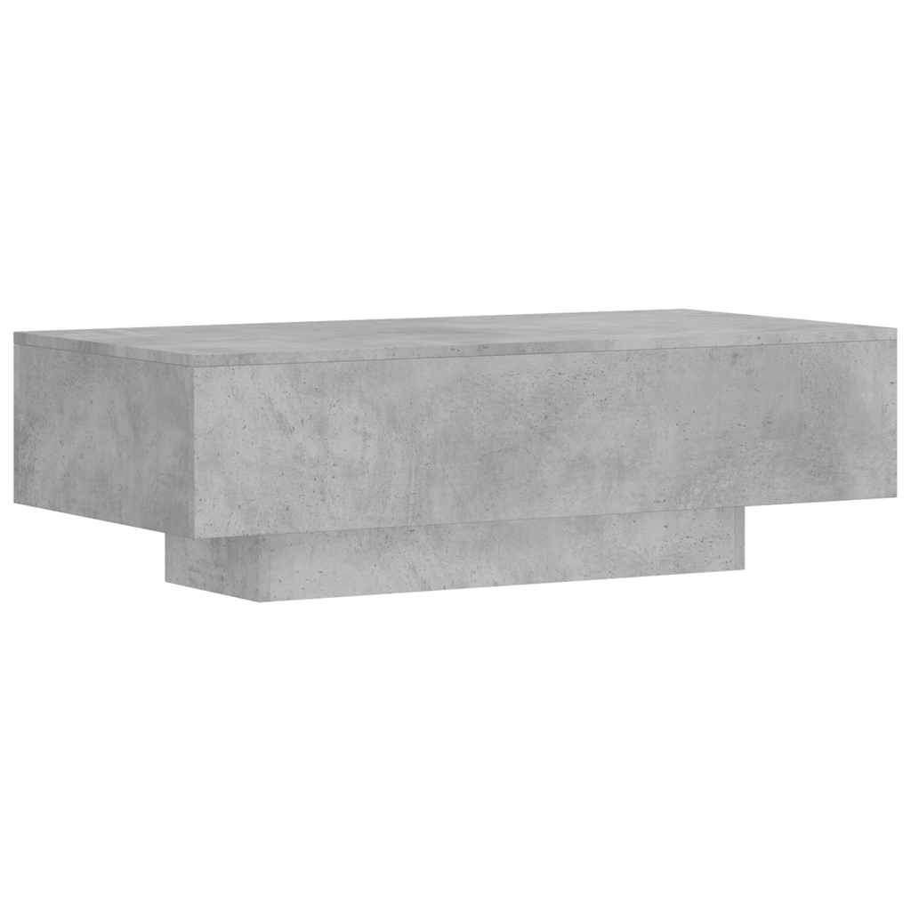 Salongbord Sofabord Betonggrå 100x49,5x31 cm