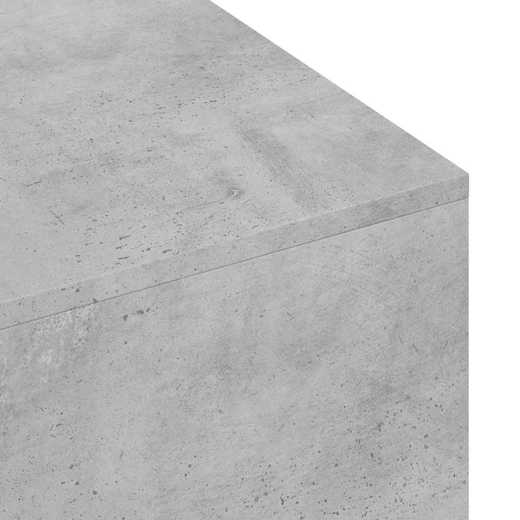 Salongbord Sofabord Betonggrå 100x49,5x31 cm