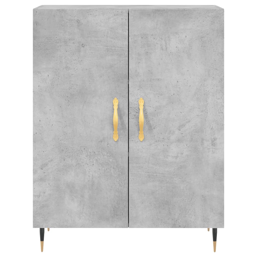 Skap Betonggrå 69,5x34x180 cm