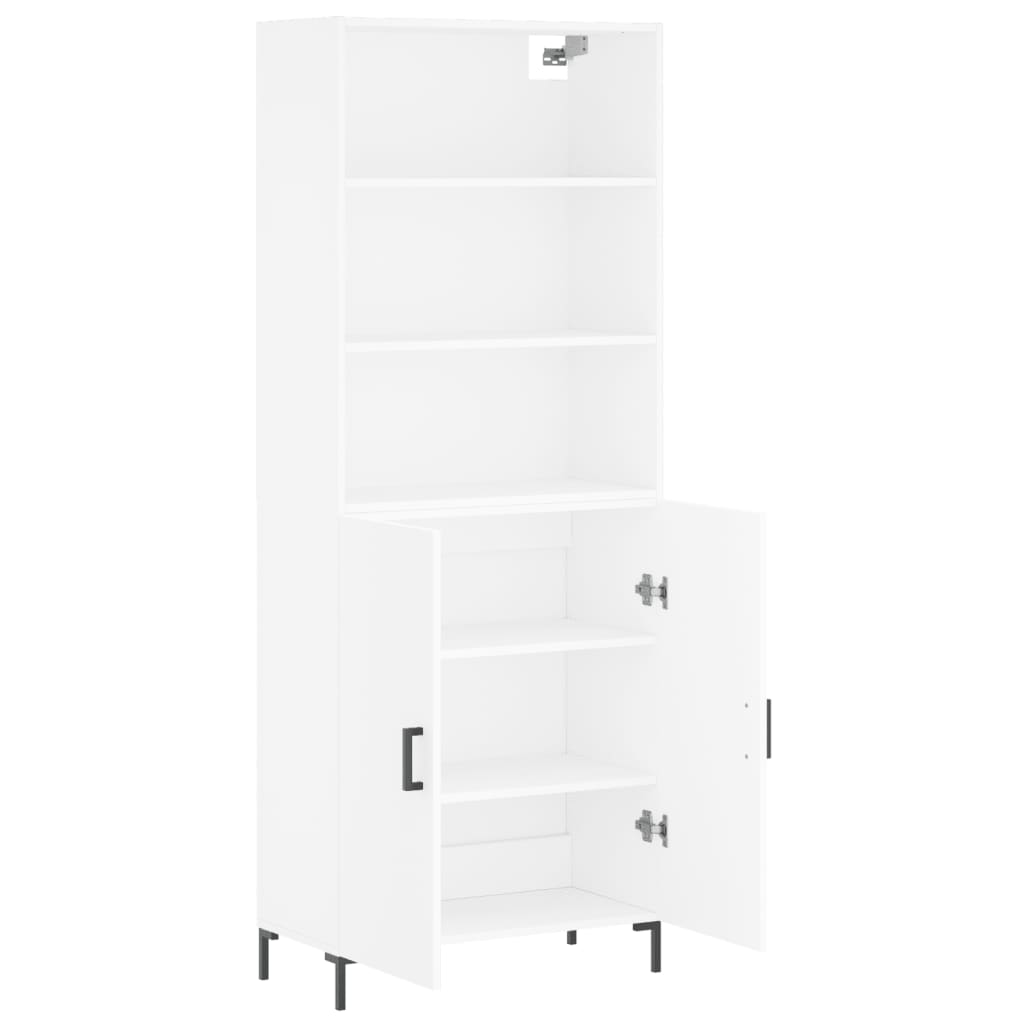 Skap Hvit 69,5x34x180 cm