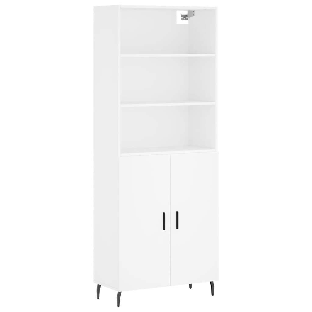 Skap Hvit 69,5x34x180 cm
