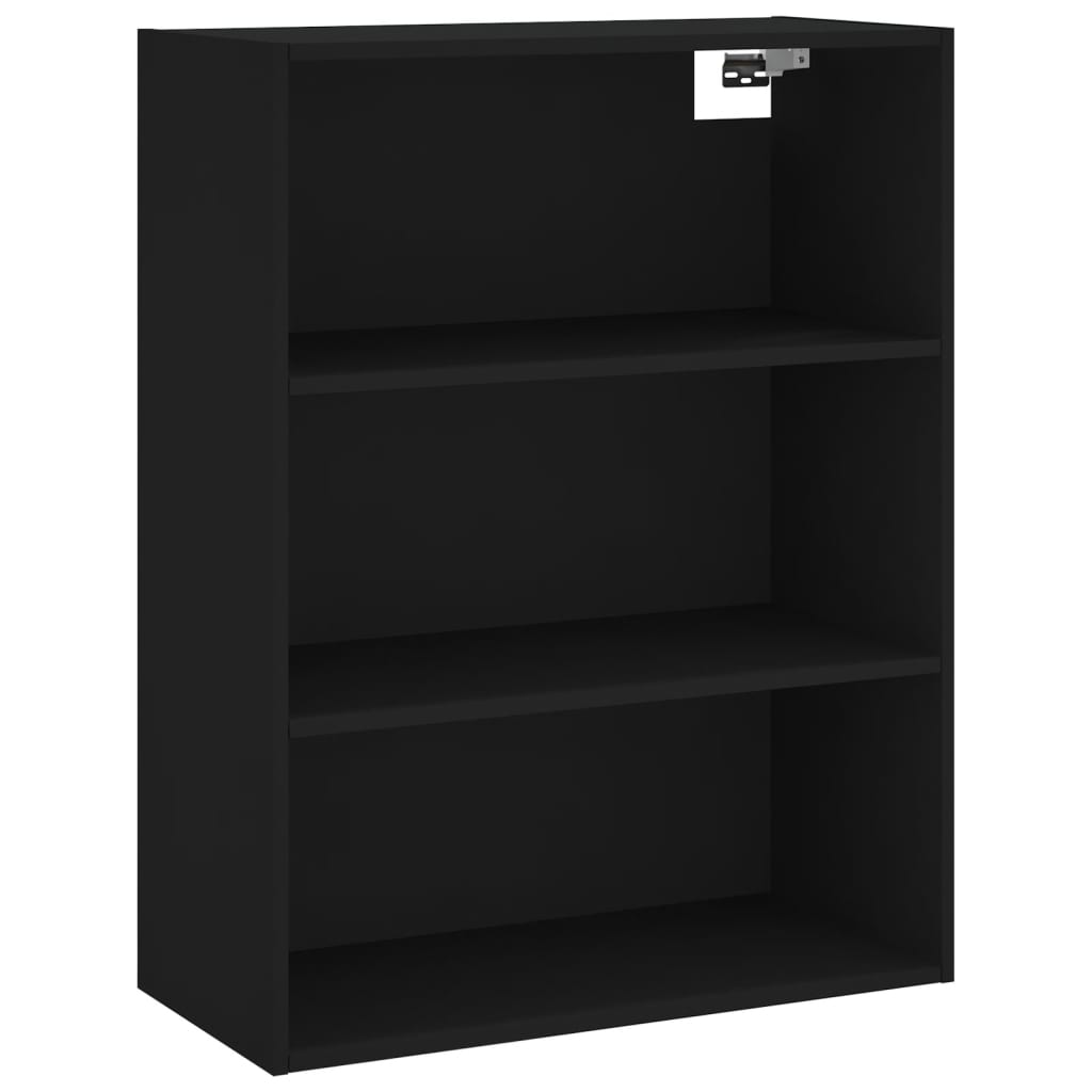 Skap Svart 69,5x34x180 cm
