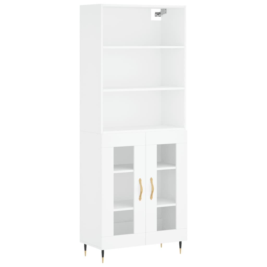 Skap Hvit 69,5x34x180 cm