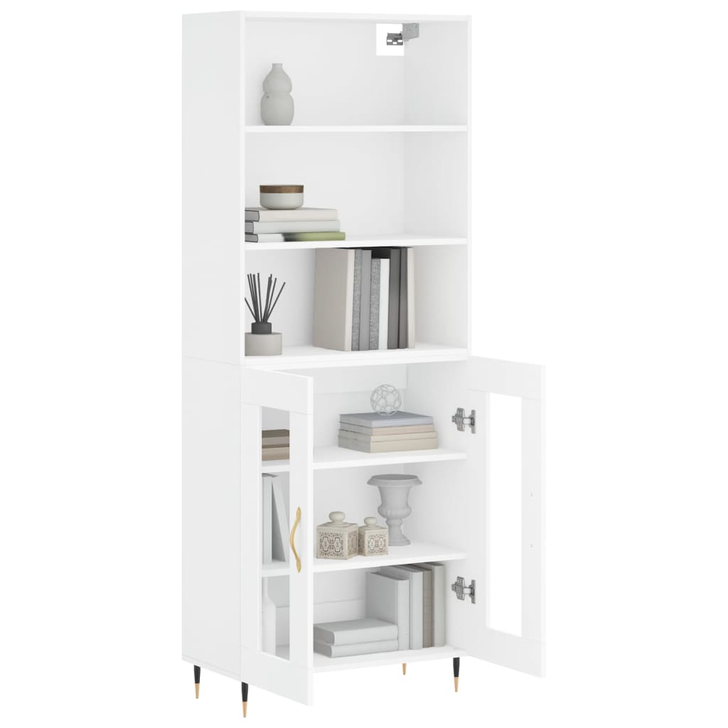 Skap Hvit 69,5x34x180 cm
