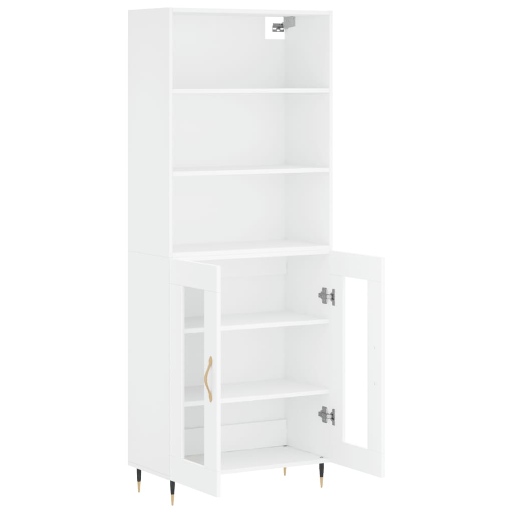 Skap Hvit 69,5x34x180 cm