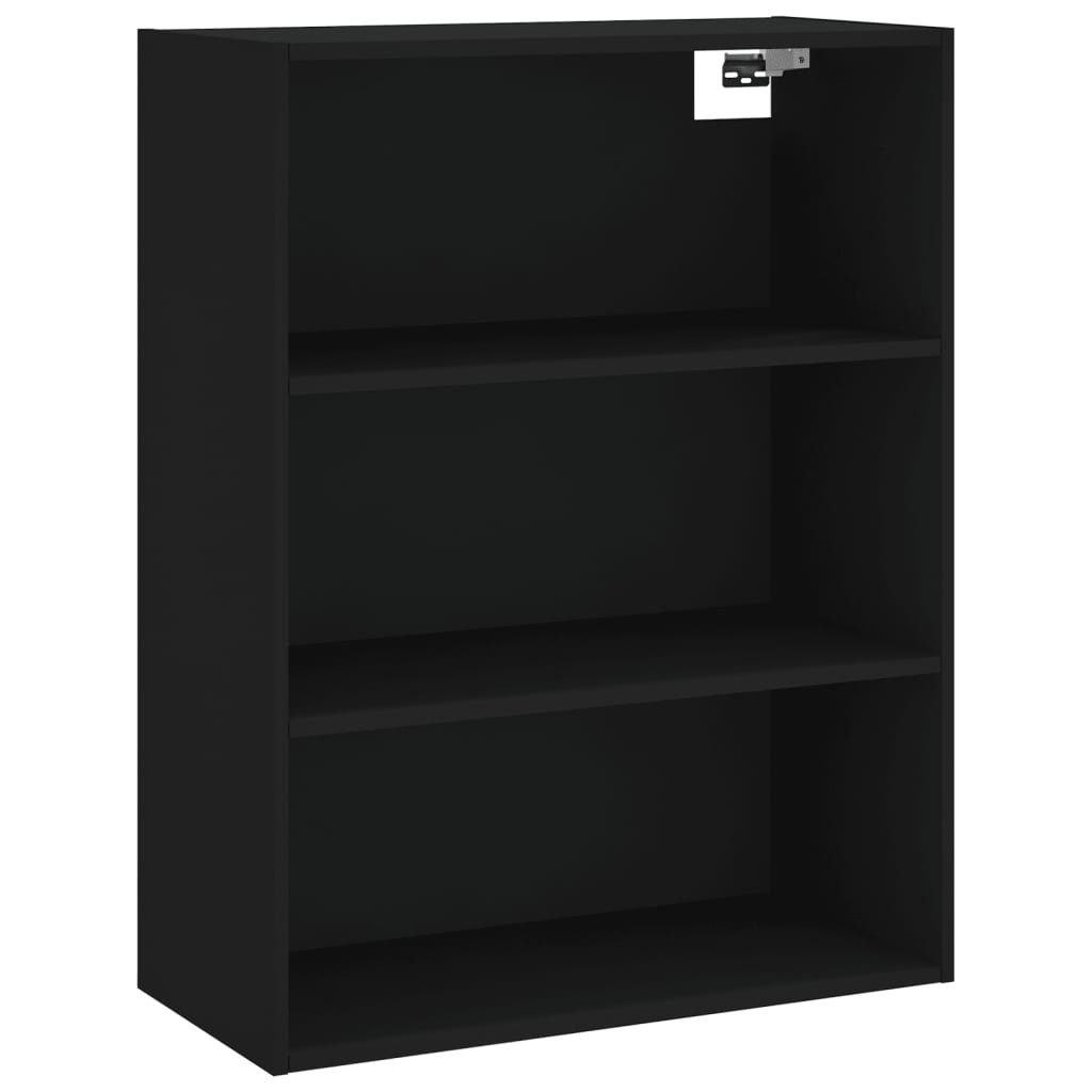 Skap Svart 69,5x34x180 cm