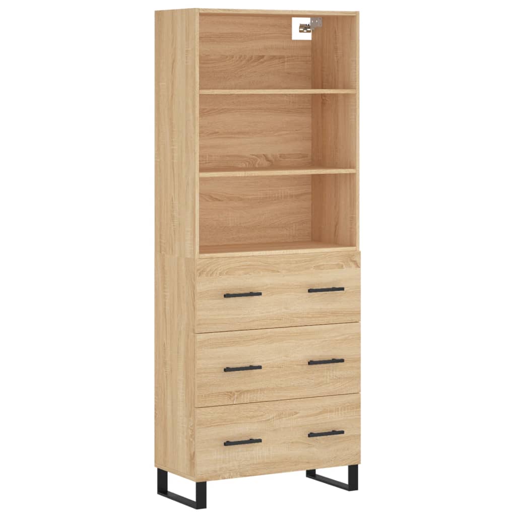 Skap Sonoma Eik 69,5x34x180 cm