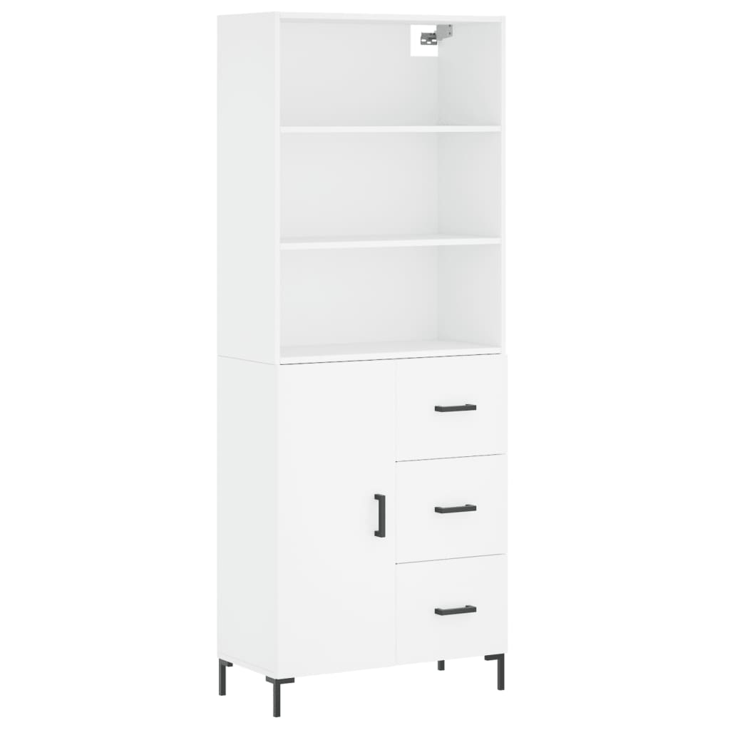 Skap Hvit 69,5x34x180 cm