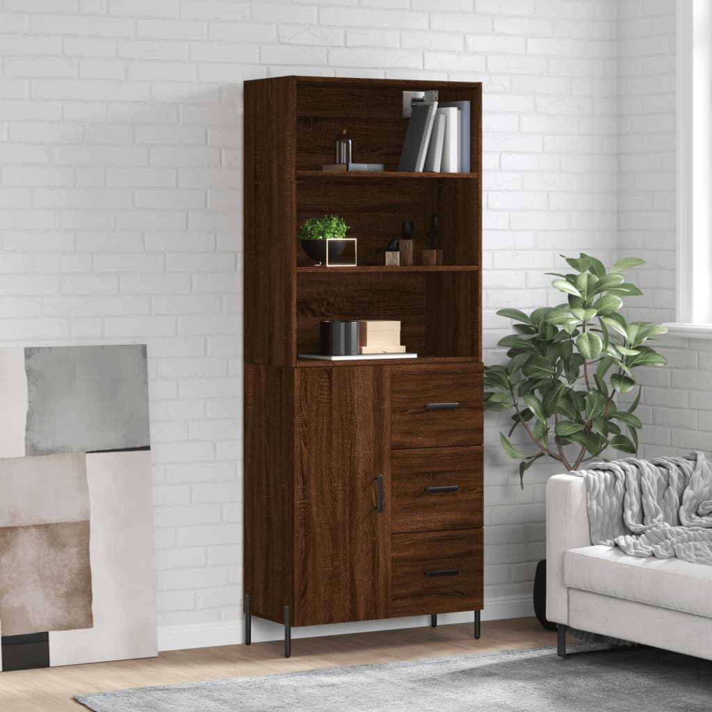 Skap Brun Eik 69,5x34x180 cm