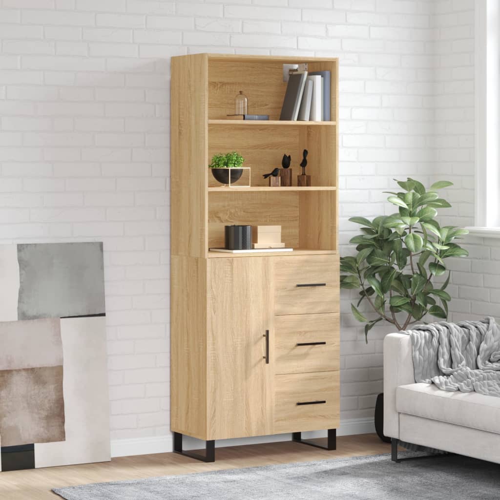 Skap Sonoma Eik 69,5x34x180 cm