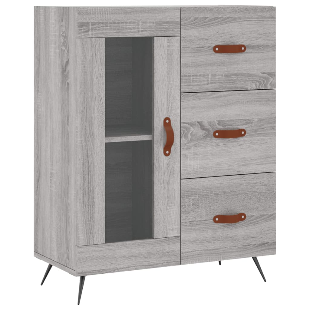 Skap Sonoma Grå 69,5x34x180 cm