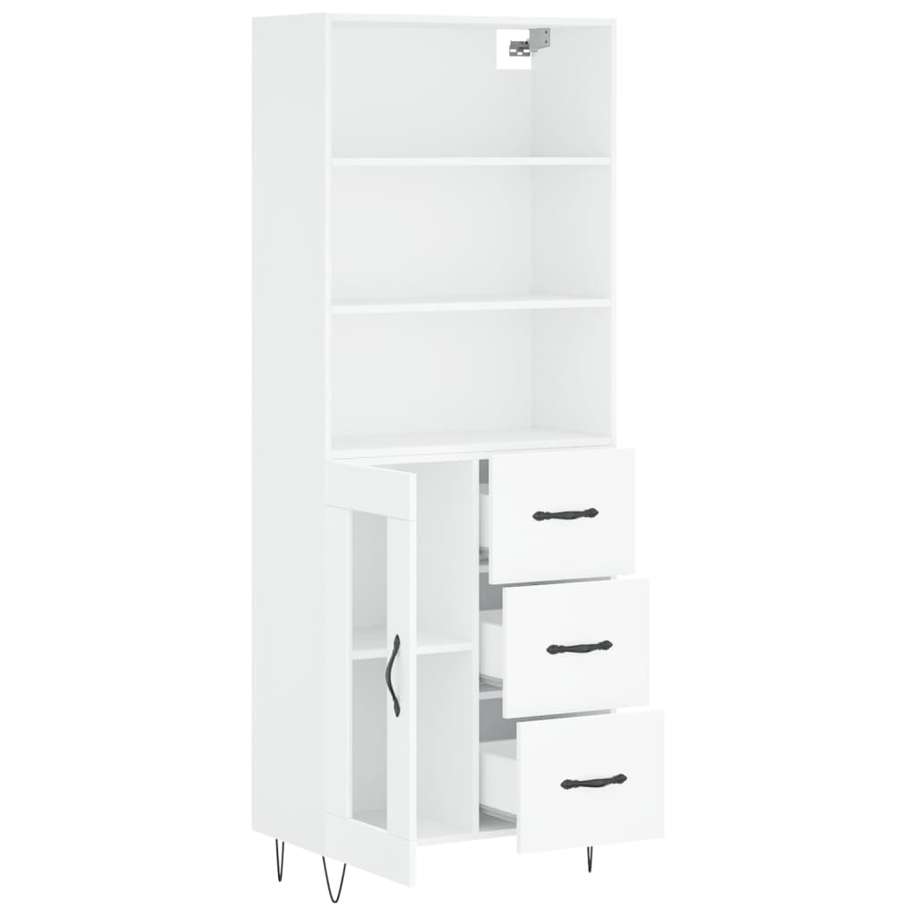 Skap Hvit 69,5x34x180 cm