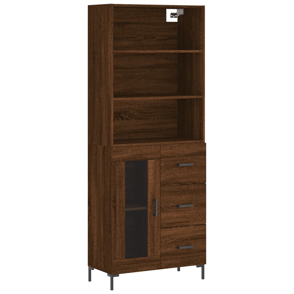 Skap Brun Eik 69,5x34x180 cm