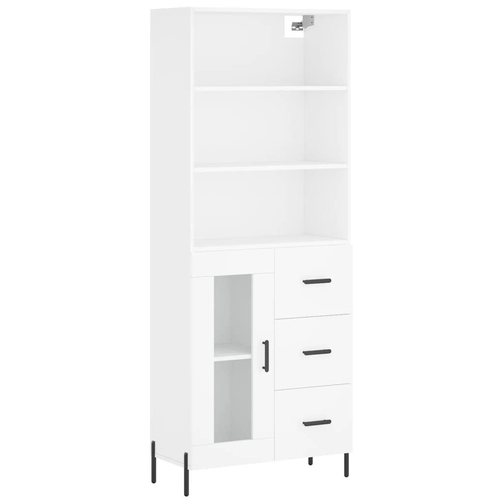 Skap Hvit 69,5x34x180 cm