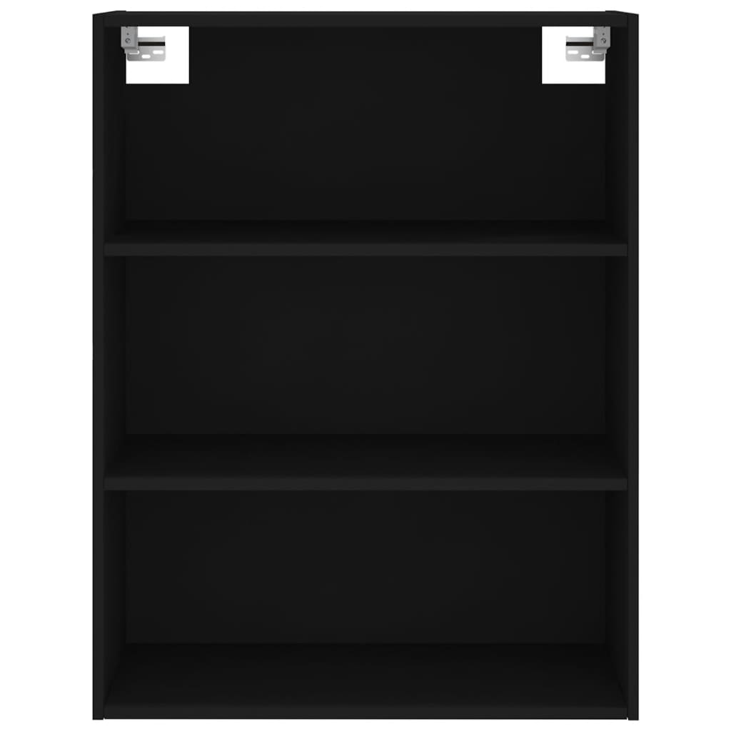Skap Svart 69,5x34x180 cm