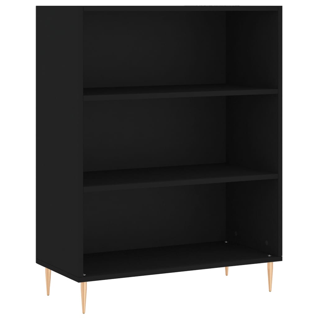 Skap Svart 69,5x32,5x180 cm