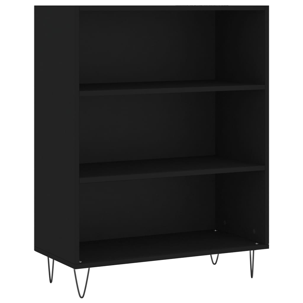 Skap Svart 69,5x32,5x180 cm