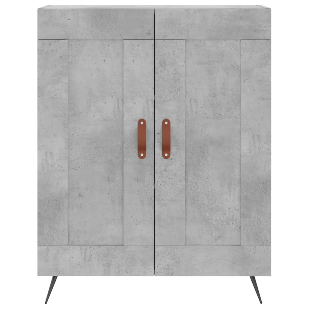 Skap Betonggrå 69,5x34x180 cm