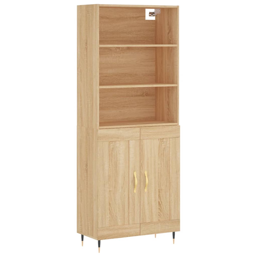 Skap Sonoma Eik 69,5x34x180 cm