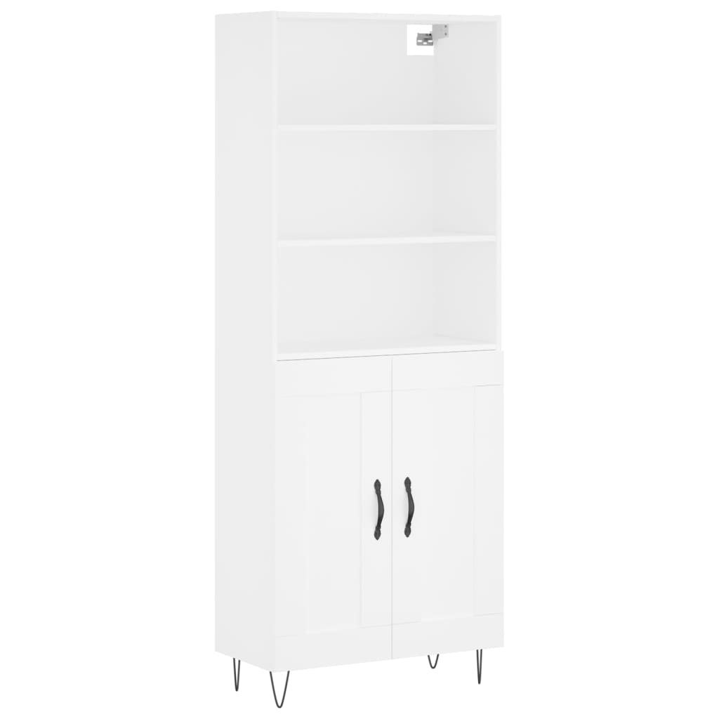 Skap Hvit 69,5x34x180 cm