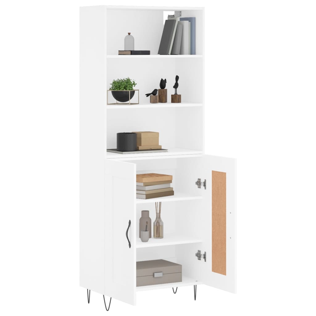 Skap Hvit 69,5x34x180 cm