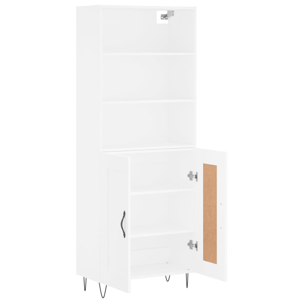 Skap Hvit 69,5x34x180 cm
