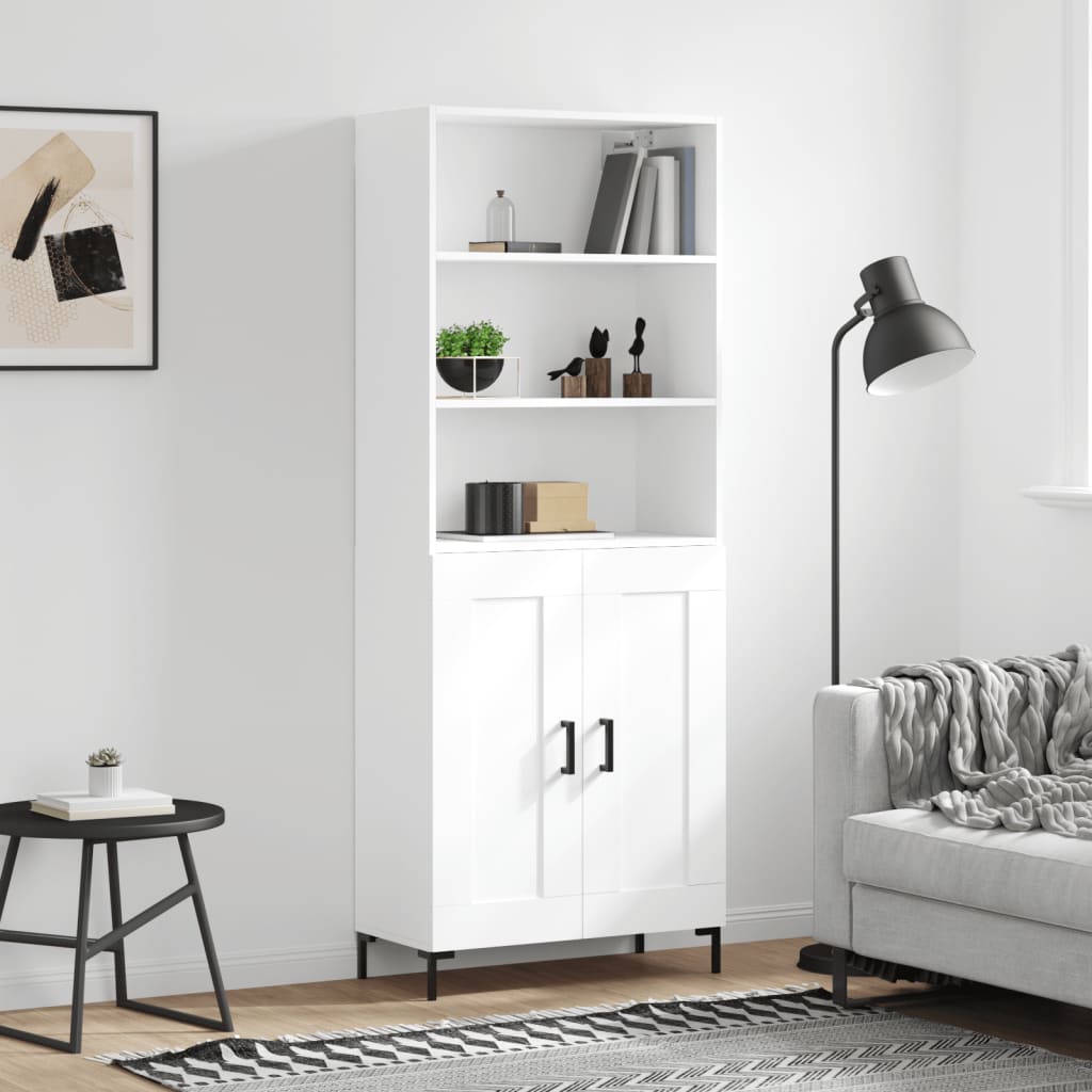 Skap Hvit 69,5x34x180 cm