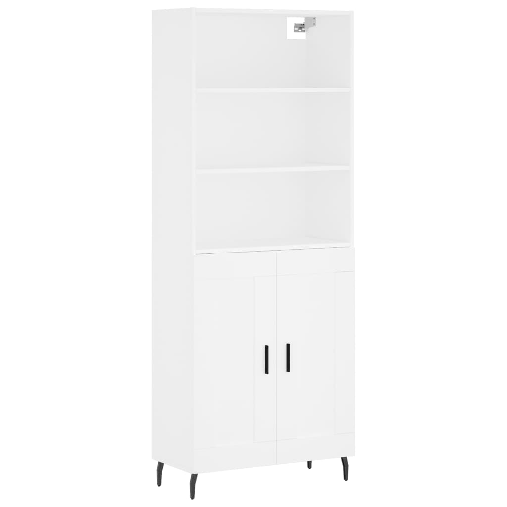 Skap Hvit 69,5x34x180 cm