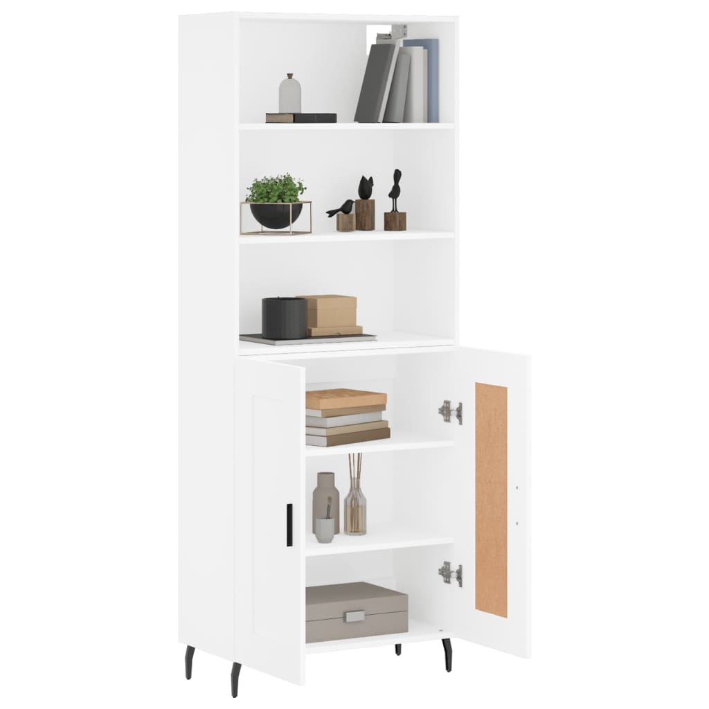 Skap Hvit 69,5x34x180 cm