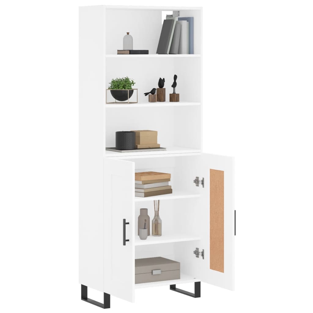 Skap Hvit 69,5x34x180 cm