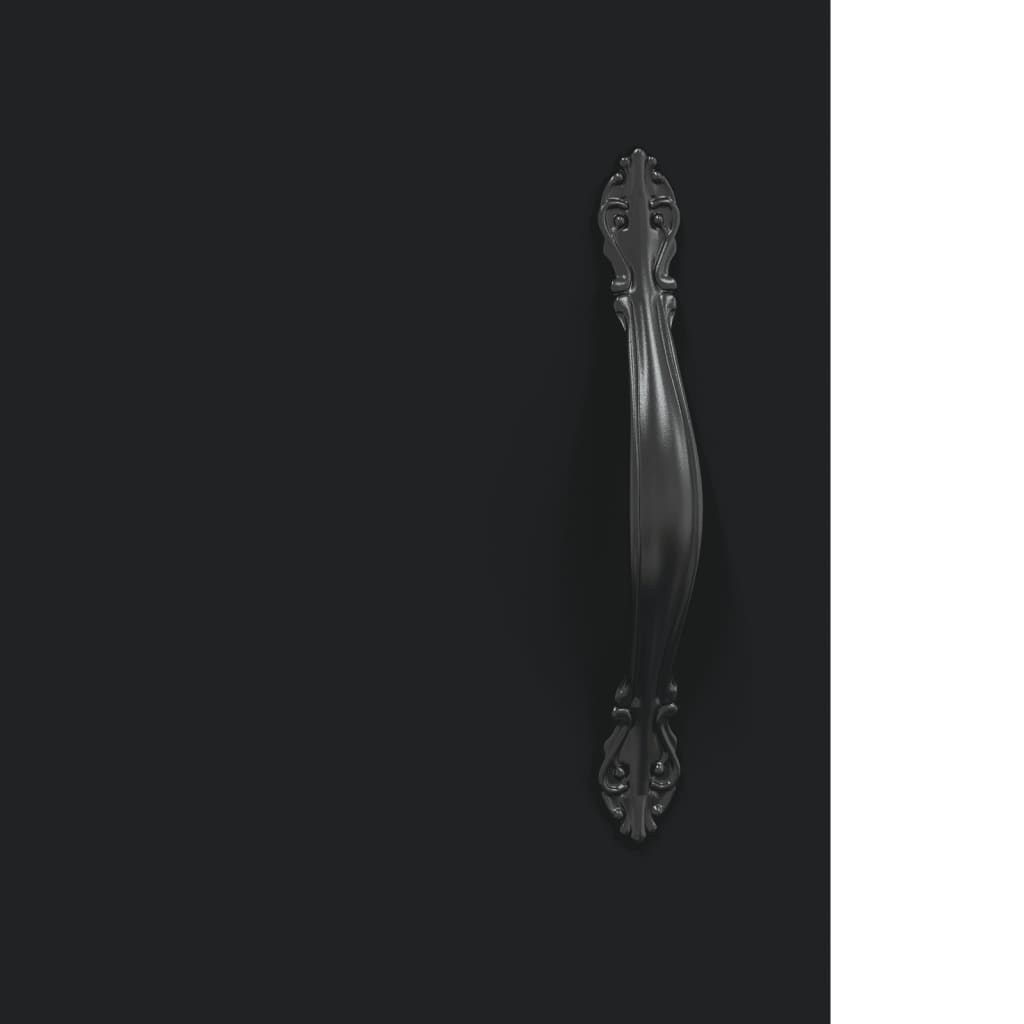 Skap Svart 69,5x34x180 cm