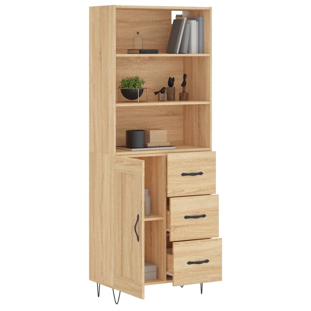 Skap Sonoma Eik 69,5x34x180 cm