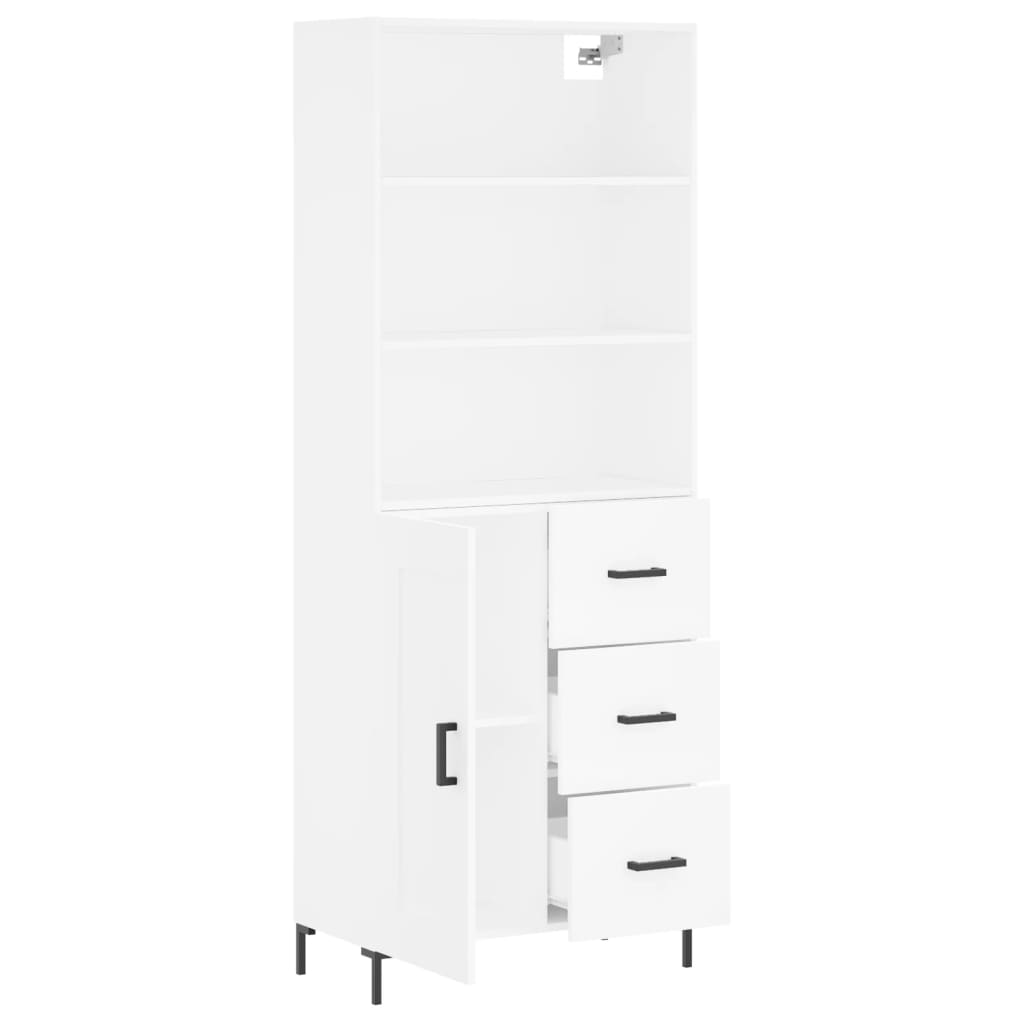Skap Hvit 69,5x34x180 cm