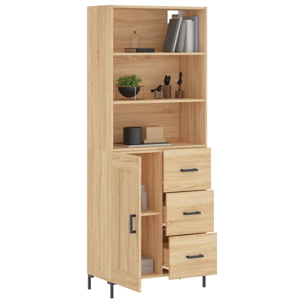 Skap Sonoma Eik 69,5x34x180 cm
