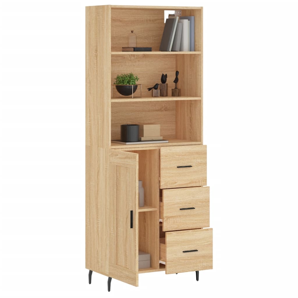Skap Sonoma Eik 69,5x34x180 cm