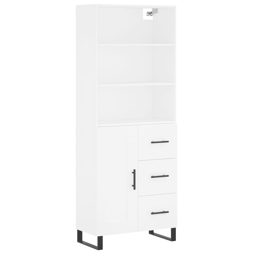 Skap Hvit 69,5x34x180 cm