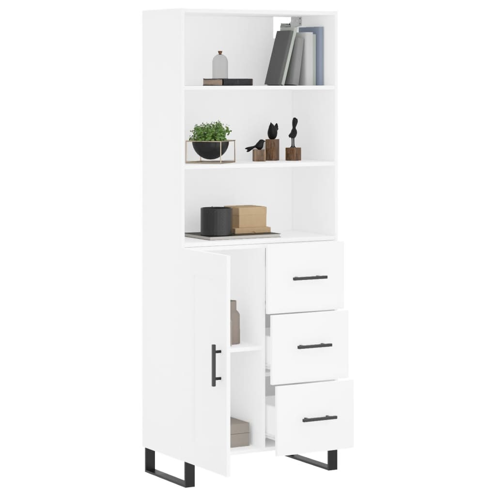 Skap Hvit 69,5x34x180 cm