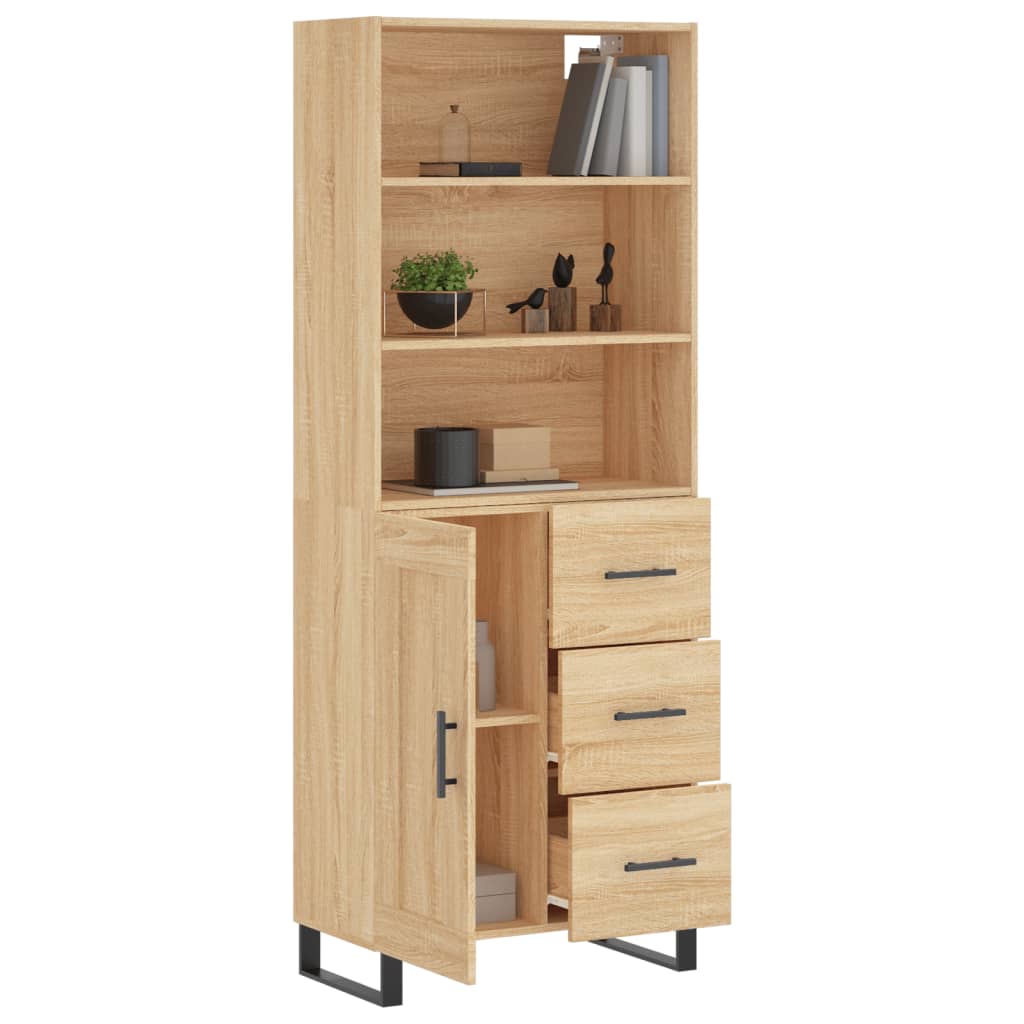 Skap Sonoma Eik 69,5x34x180 cm