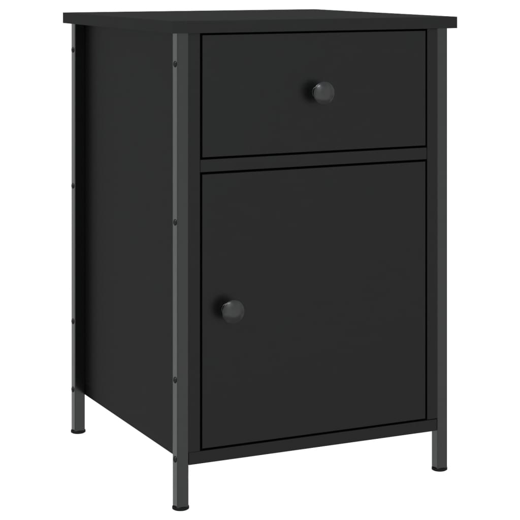 Nattbord Sengbord Svart 40x42x60 cm
