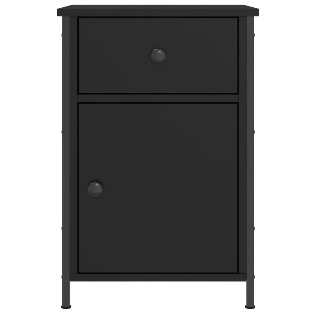 Nattbord Sengbord Svart 40x42x60 cm