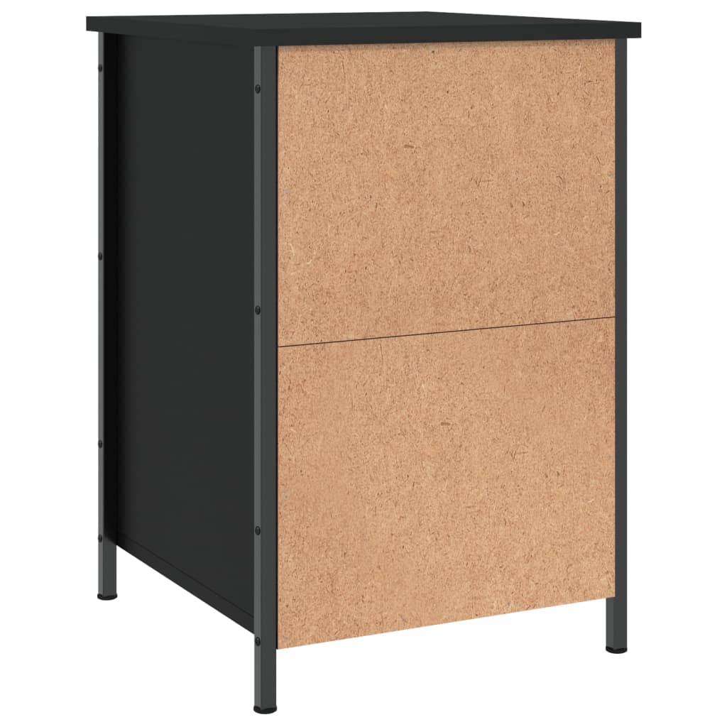Nattbord Sengbord Svart 40x42x60 cm