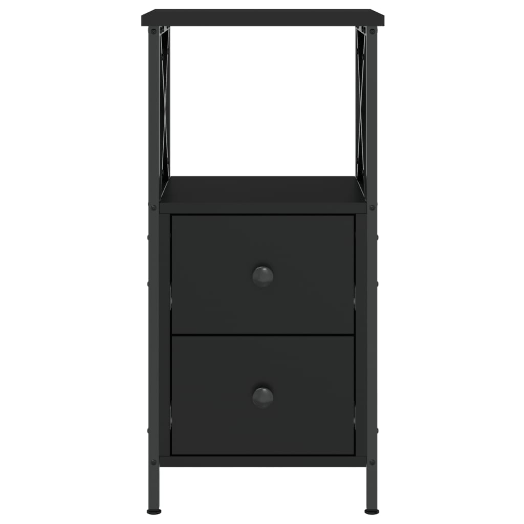 Nattbord Sengbord Svart 34x35,5x70 cm