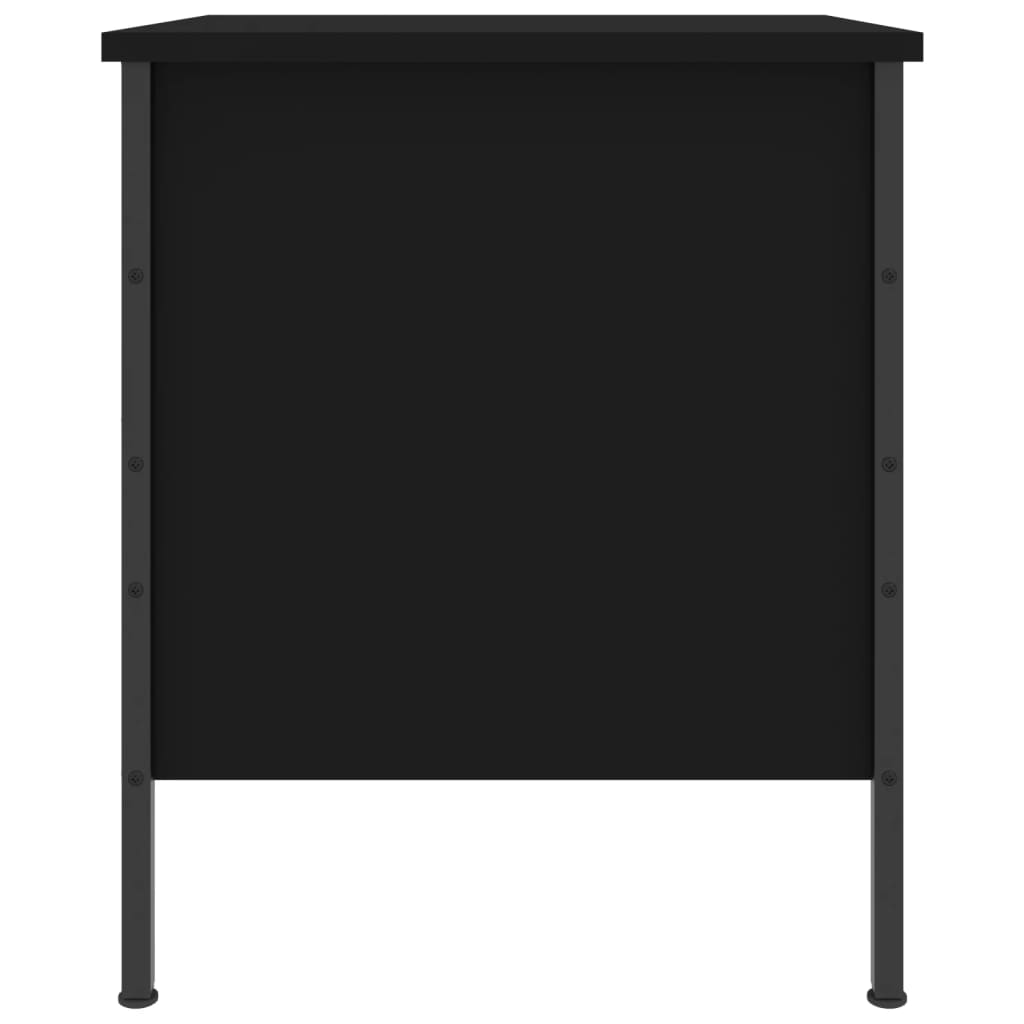 Nattbord Sengbord Svart 40x42x50 cm