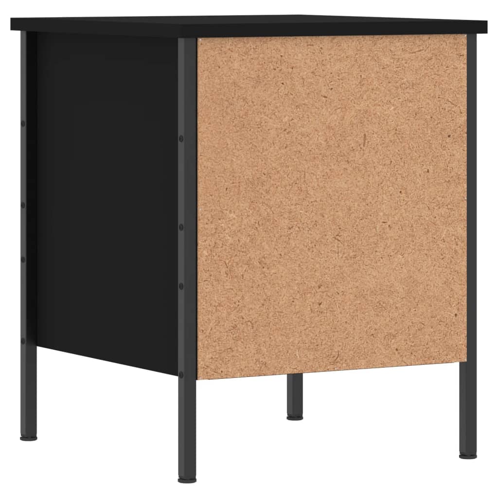 Nattbord Sengbord Svart 40x42x50 cm
