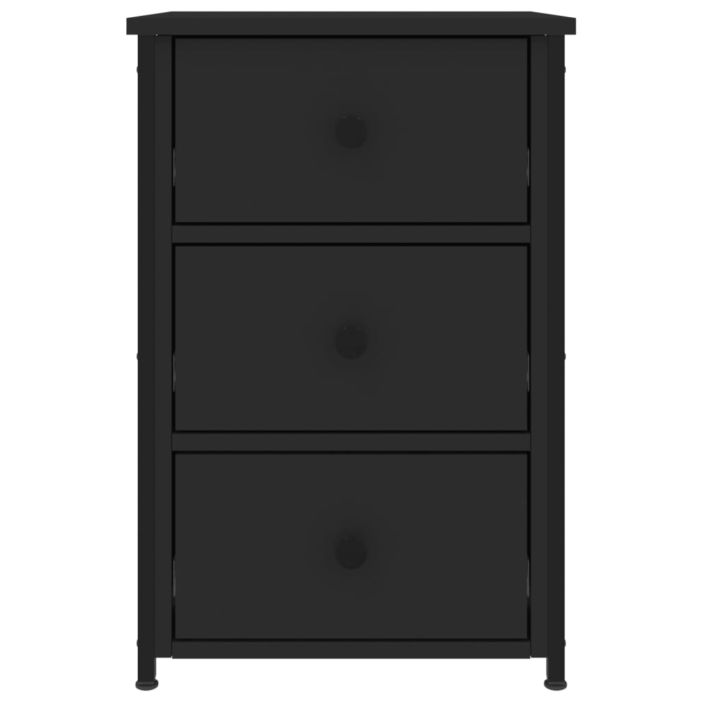 Nattbord Sengbord Svart 40x36x60 cm