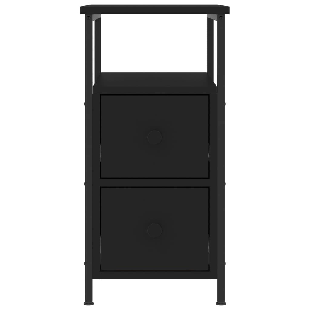 Nattbord Sengbord Svart 30x60x60 cm