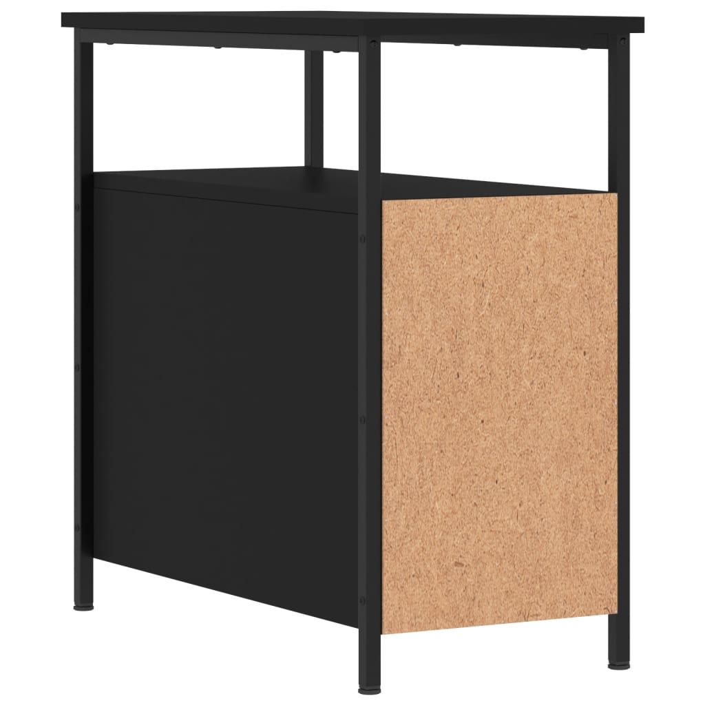 Nattbord Sengbord Svart 30x60x60 cm